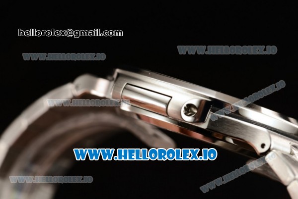 Patek Philippe Nautilus Miyota 9015 Automatic Steel Case Blue Dial With Stick Markers Steel Bracelet - 1:1 Original - Click Image to Close